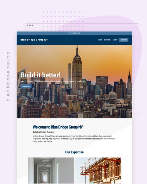Blue Bridge Group Featured Website