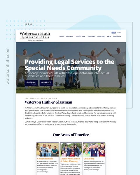 Waterson Huth and Associates Featured Website