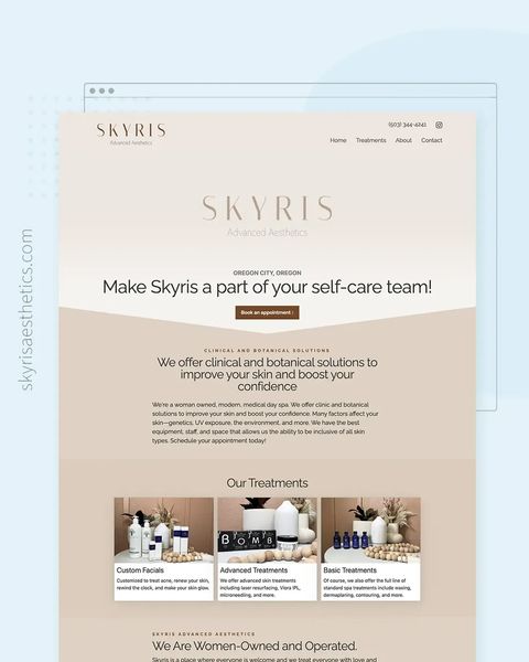 Skyris Featured Website