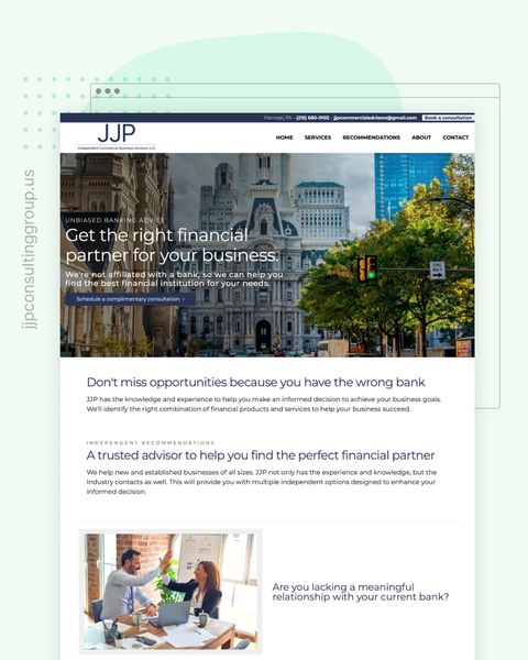JJP Consulting Featured Website